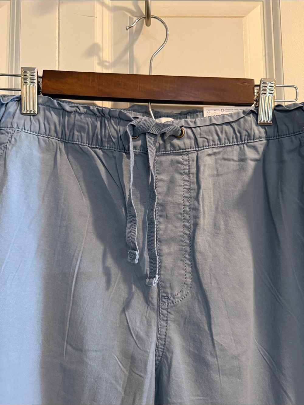 Sonoma Light Blue Women’s Drawstring Chinos - Picture 2 of 5